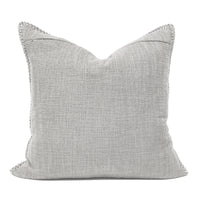 Wendy Button Whip Stitch Throw Pillow Cover | 20" x 20"