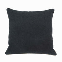 Mushroom & Wildflowers Throw Pillow Cover | Gray | 18" x 18"