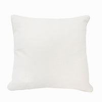 Mushroom & Wildflowers Throw Pillow Cover | Ivory | 18" x 18"