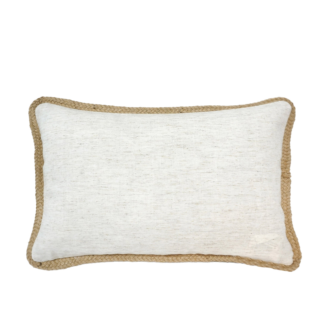 Mushrooms & Butterflies Throw Pillow Cover | Multi | 14" x 20"