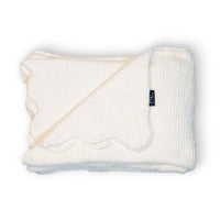 Scalloped Edge Chenille Throw Blanket | 50"x70"