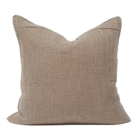 Wendy Button Whip Stitch Throw Pillow Cover | 20" x 20"