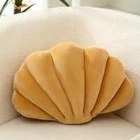 Shell Shaped Throw Pillow | 17" x 12"