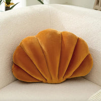 Shell Shaped Throw Pillow | 17" x 12"