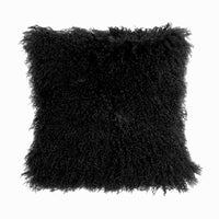Mongolian Lamb Fur Throw Pillow | 16" x 16"