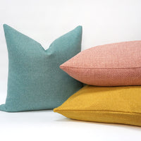 Set of 2 Capri Linen Look Throw Pillow Cover | 20" x 20"