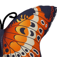 Indoor/Outdoor Butterfly Cushion | Orange | 17" x 12"