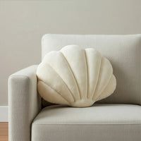 Shell Shaped Throw Pillow | 17" x 12"