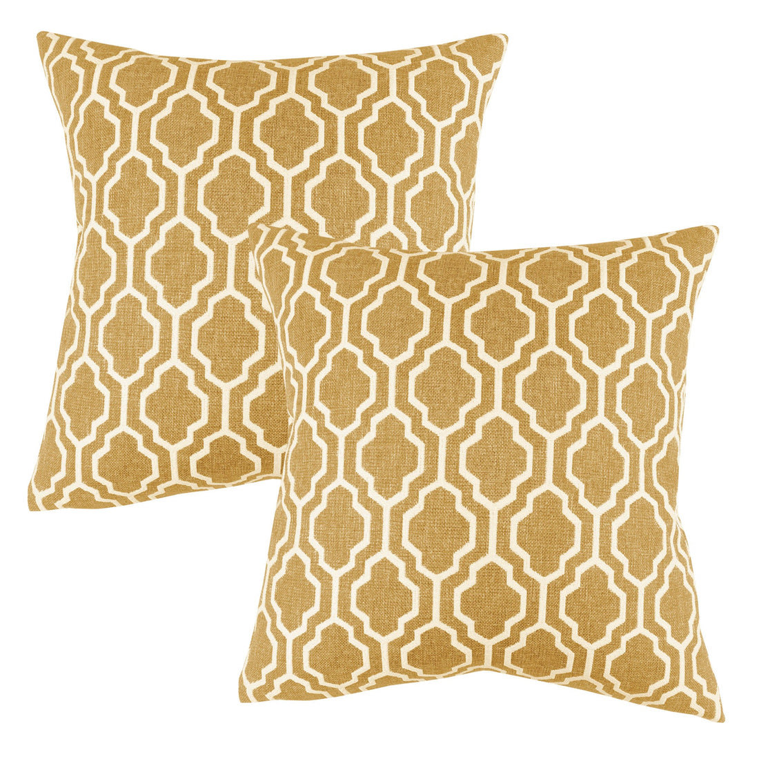 Set of 2 Herald Geo Throw Pillow Cover | 20" x 20"