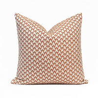 Carmel Jacquard Throw Pillow Cover | 18" x 18"