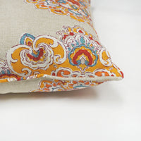 Set of 2 Maui Indoor/Outdoor Throw Pillows | Orange Multi | 17"x17"