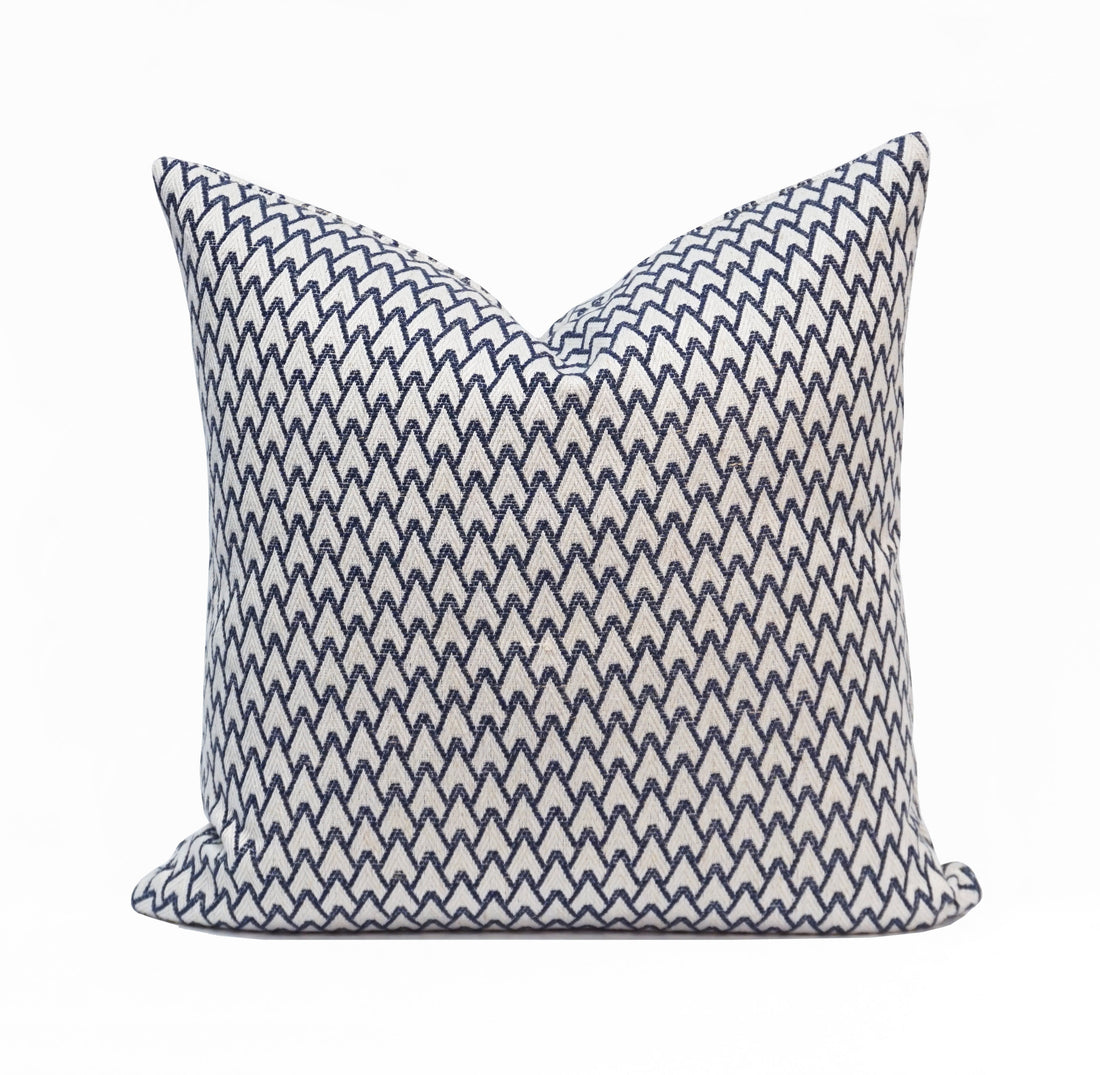Carmel Jacquard Throw Pillow Cover | 18" x 18"