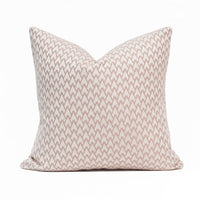 Carmel Jacquard Throw Pillow Cover | 18" x 18"