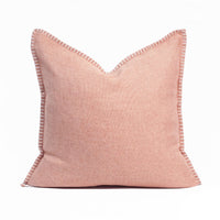 Set of 2 Linen Whip Stitch Throw Pillow | 20" x 20"