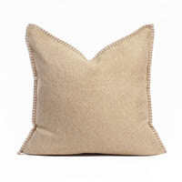 Set of 2 Linen Whip Stitch Throw Pillow | 20" x 20"