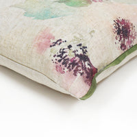 Watercolor Floral Print Throw Pillow Cover | Apple | 16" x 24"