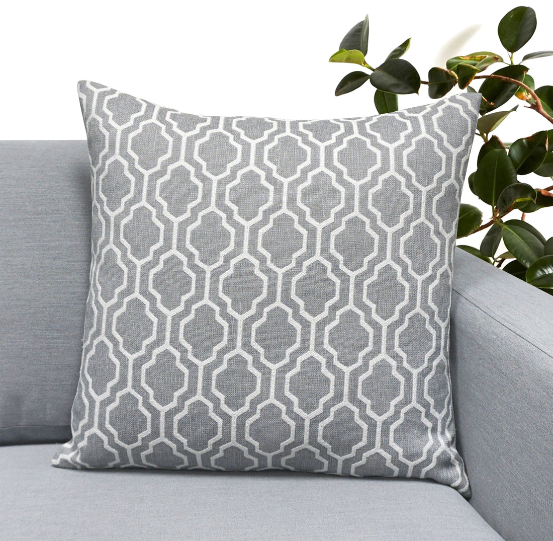 Set of 2 Herald Geo Throw Pillow Cover | 20" x 20"