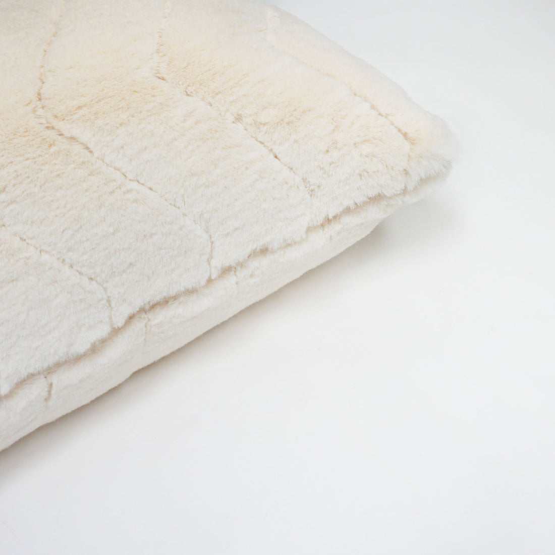 Jessie Chevron Faux Fur Throw Pillow Cover | 20" x 20"