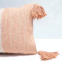 Zara Indian Throw Pillow Cover | Blush | 12" x 20"