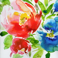 Bianca Rosen Cover | Blue & Red | 20"x 20"
