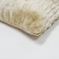 Ruched Tie Dye Faux Fur Throw Pillow Cover | 20" x 20"