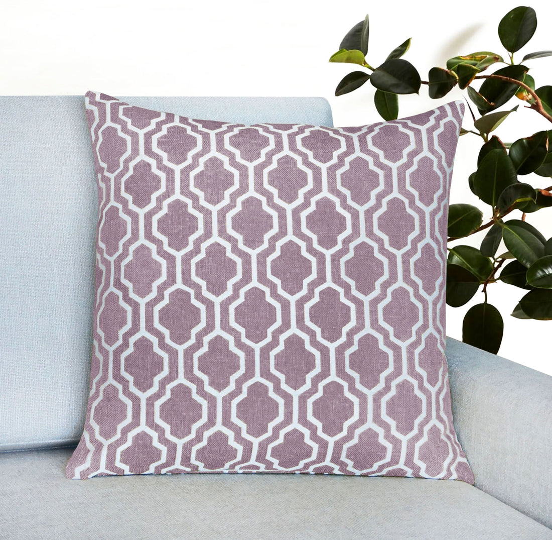 Set of 2 Herald Geo Throw Pillow Cover | 20" x 20"