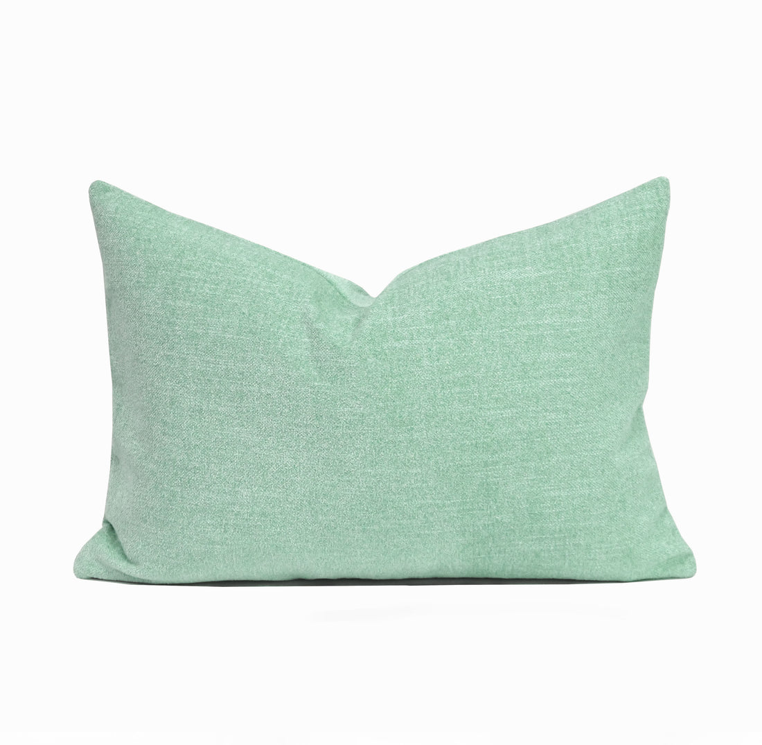 Vidara Chenille Lumbar Throw Pillow Cover | 14" x 20"
