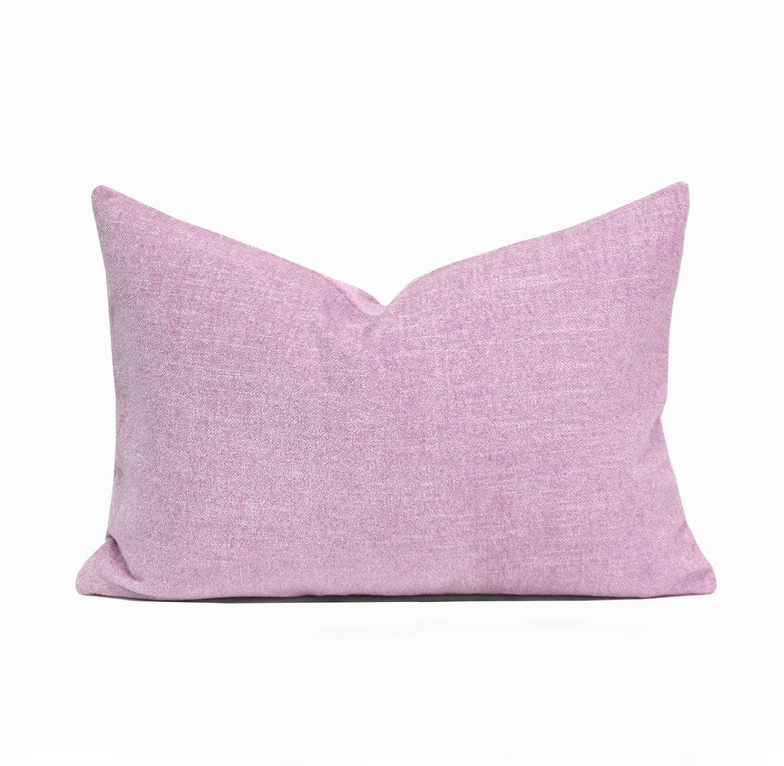 Vidara Chenille Lumbar Throw Pillow Cover | 14" x 20"