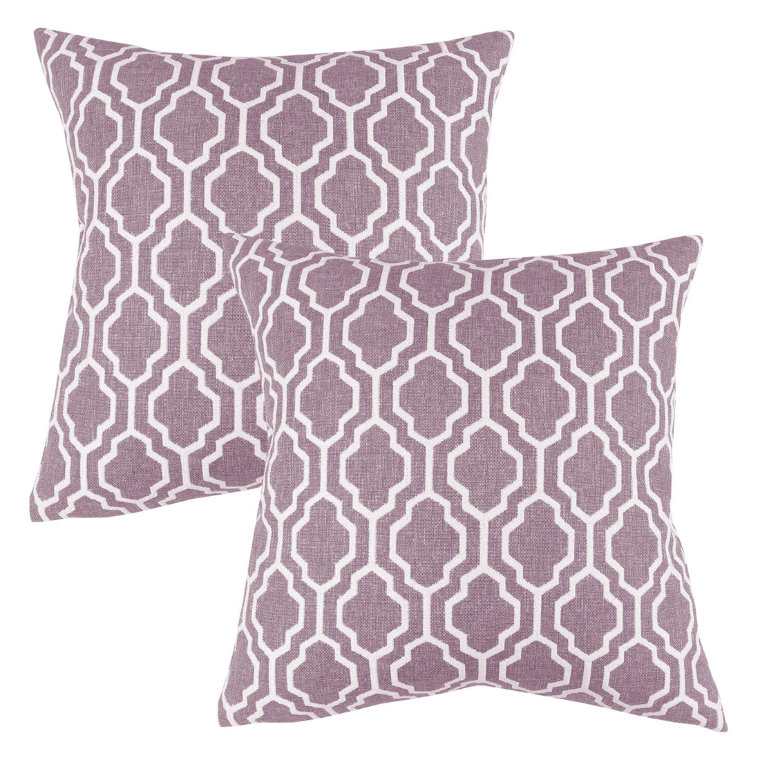 Set of 2 Herald Geo Throw Pillow Cover | 20" x 20"