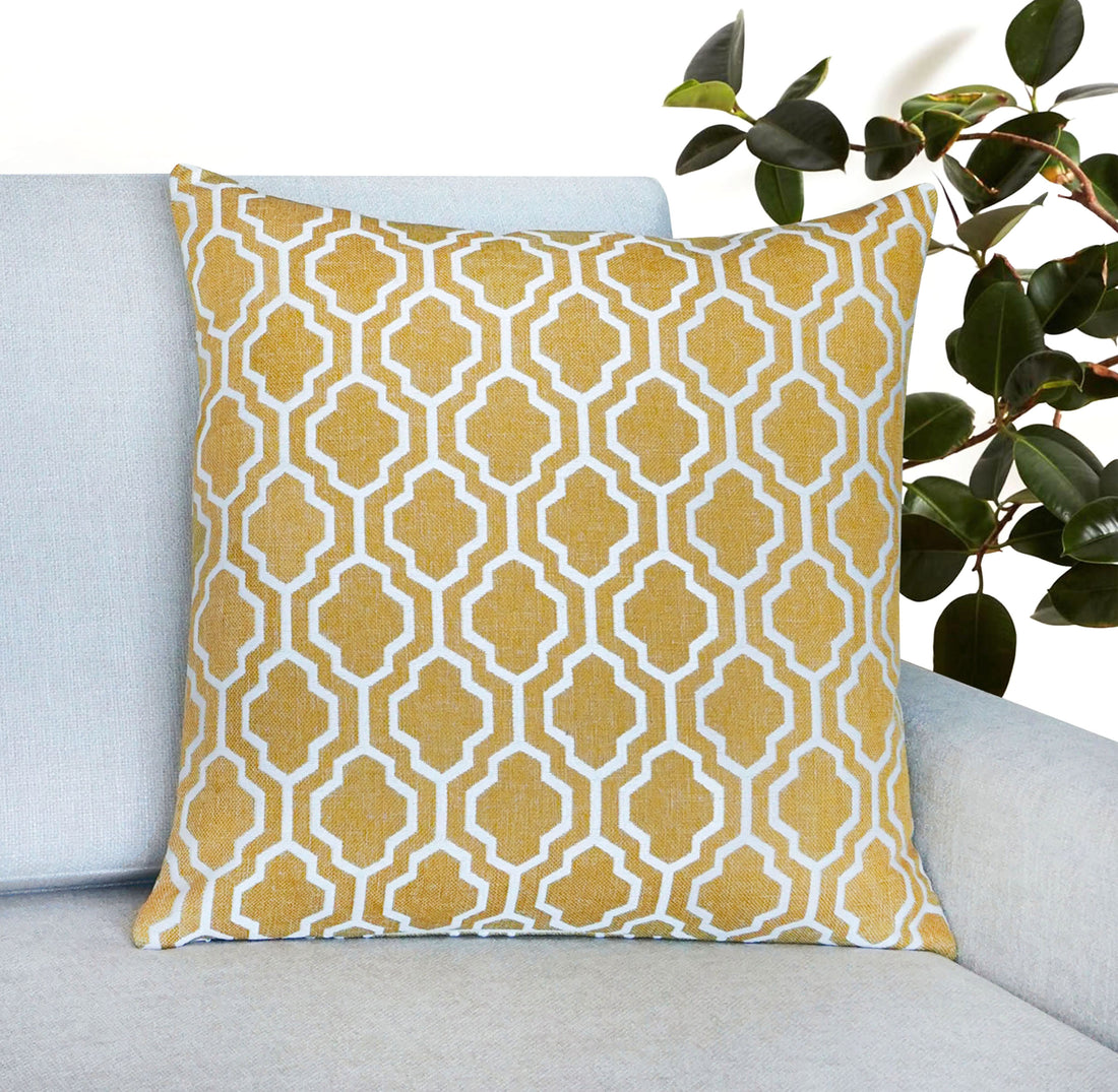 Set of 2 Herald Geo Throw Pillow Cover | 20" x 20"