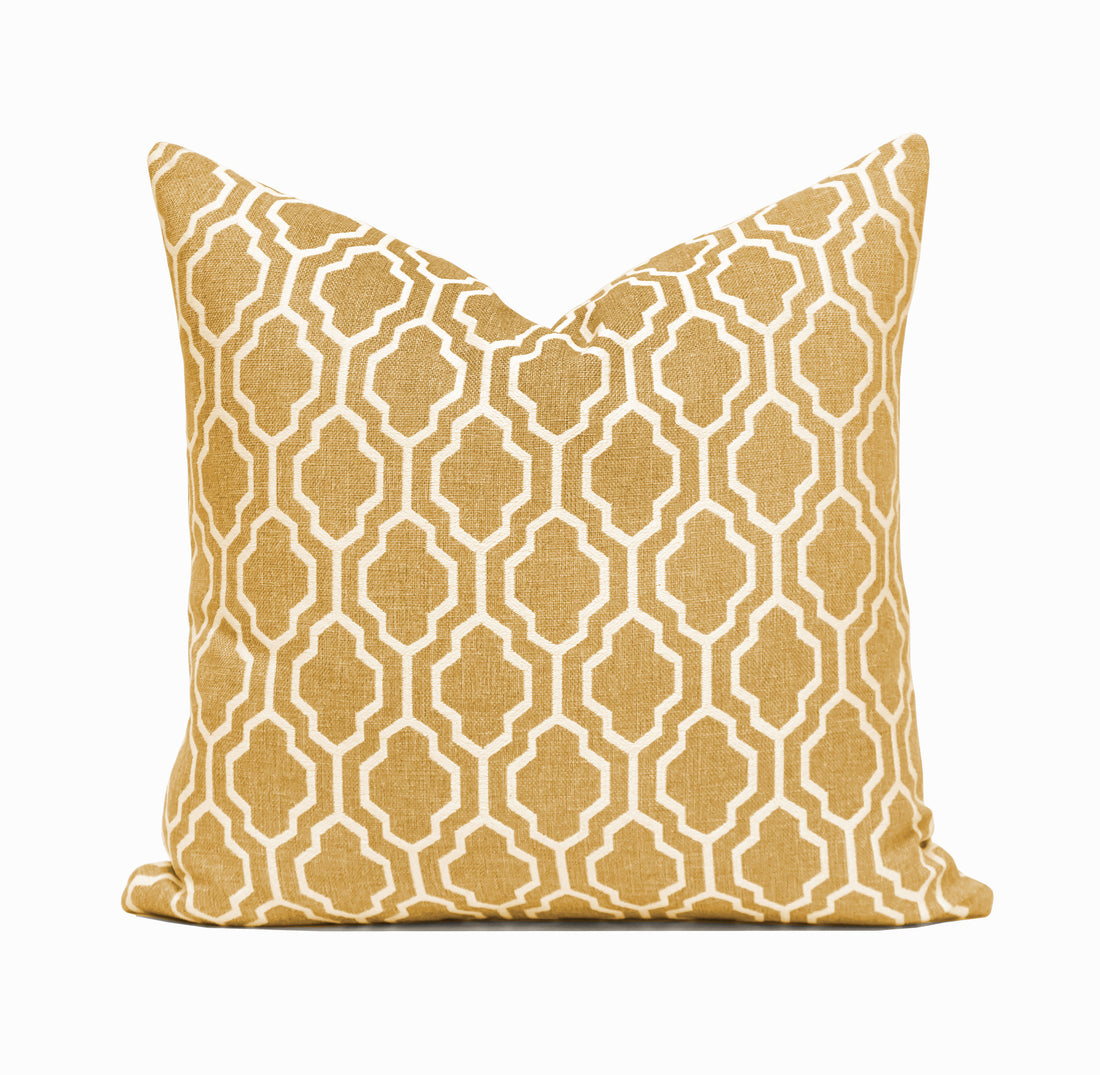 Set of 2 Herald Geo Throw Pillow Cover | 20" x 20"