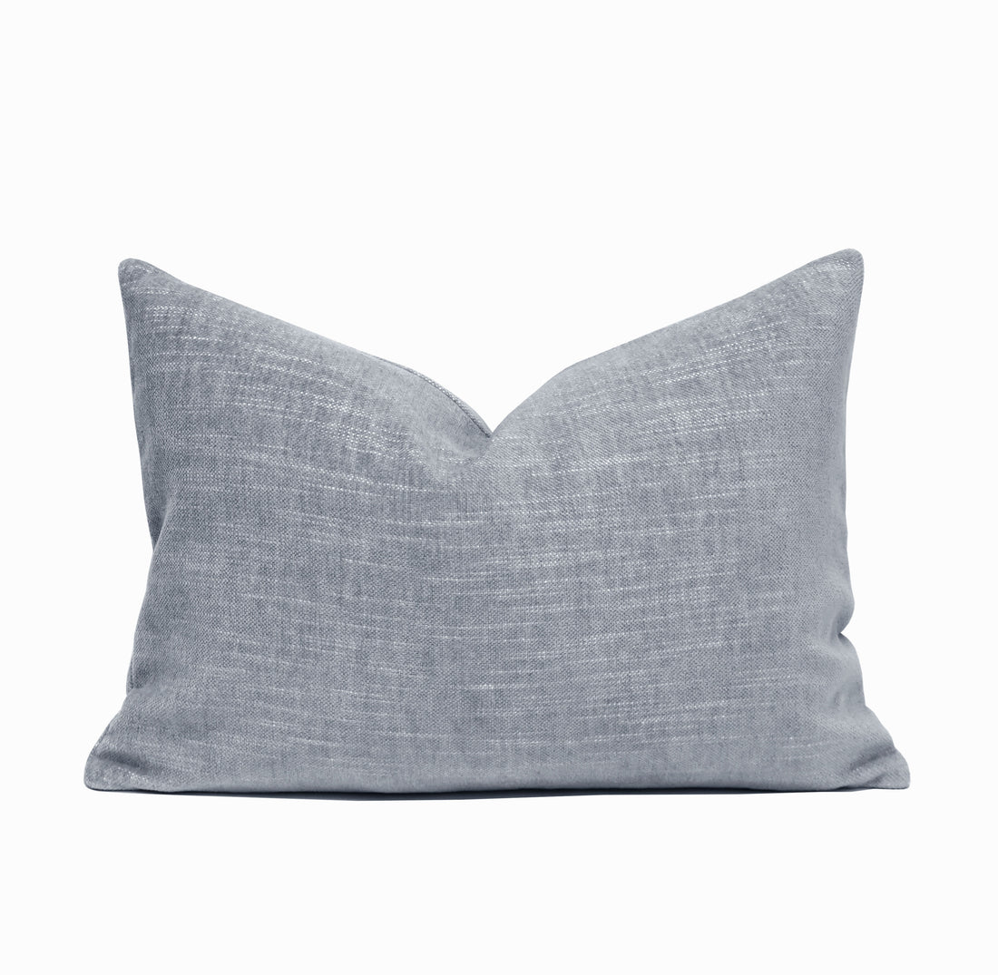 Vidara Chenille Lumbar Throw Pillow Cover | 14" x 20"