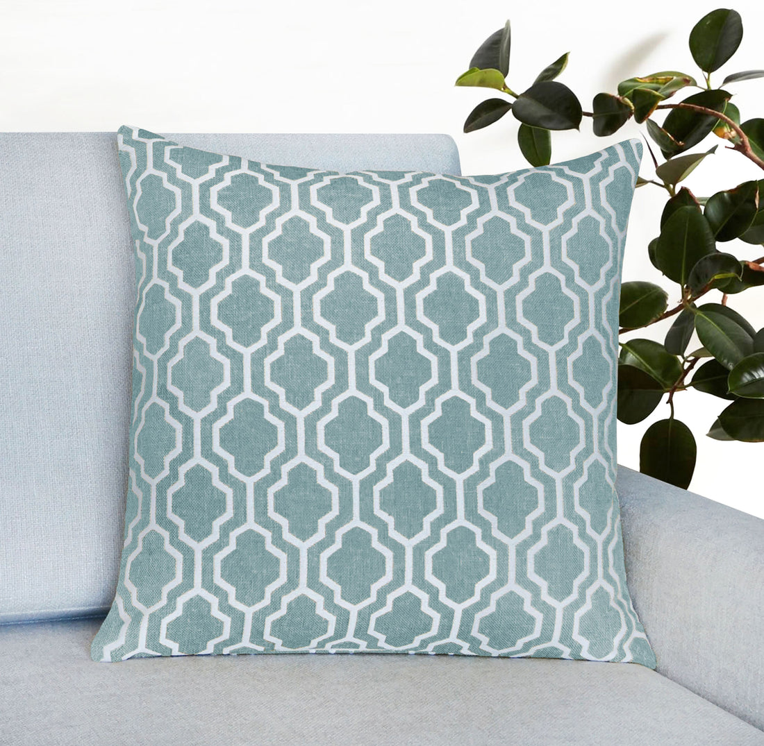 Set of 2 Herald Geo Throw Pillow Cover | 20" x 20"