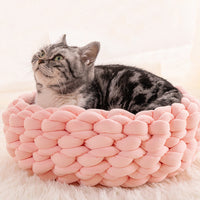 Handwoven Knit Pet Bed/Mat | 35cm/13.7in | Small