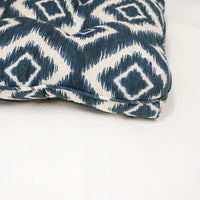 Set of 2 Mykonos Indoor/Outdoor Seat Cushions | Denim | 20"x20"x3"