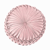 Dolce Round Pleated Pillow 15"
