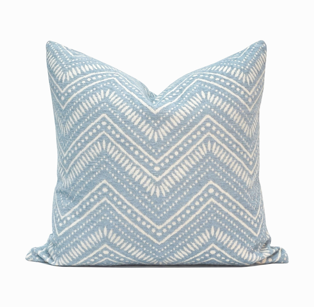 Sahara Chenille Jacquard Throw Pillow Cover | 20" x 20"