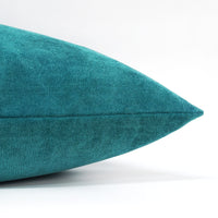 Set of 2 Belgian Velvet Throw Pillow Cover Knife Edge | 20" x 20"
