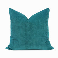 Set of 2 Belgian Velvet Throw Pillow Cover Knife Edge | 20" x 20"