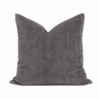 Set of 2 Belgian Velvet Throw Pillow Cover Knife Edge | 20" x 20"