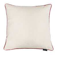 Love/Lips Applique Throw Pillow Cover | Natural | 20" x 20"