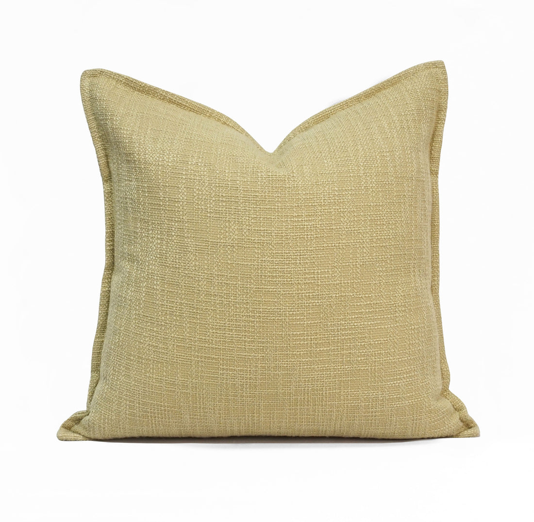 Set of 2 Basely Linen Look Throw Pillow Cover | 20" x 20"