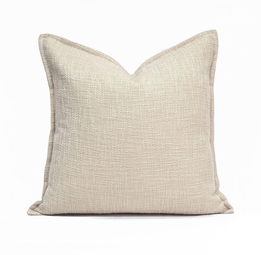 Set of 2 Basely Linen Look Throw Pillow Cover | 20" x 20"