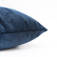 Set of 2 Belgian Velvet Throw Pillow Cover Knife Edge | 20" x 20"