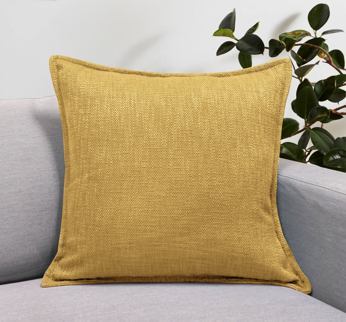 Set of 2 Basely Linen Look Throw Pillow Cover | 20" x 20"