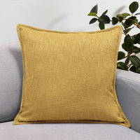 Set of 2 Basely Linen Look Throw Pillow Cover | 20" x 20"