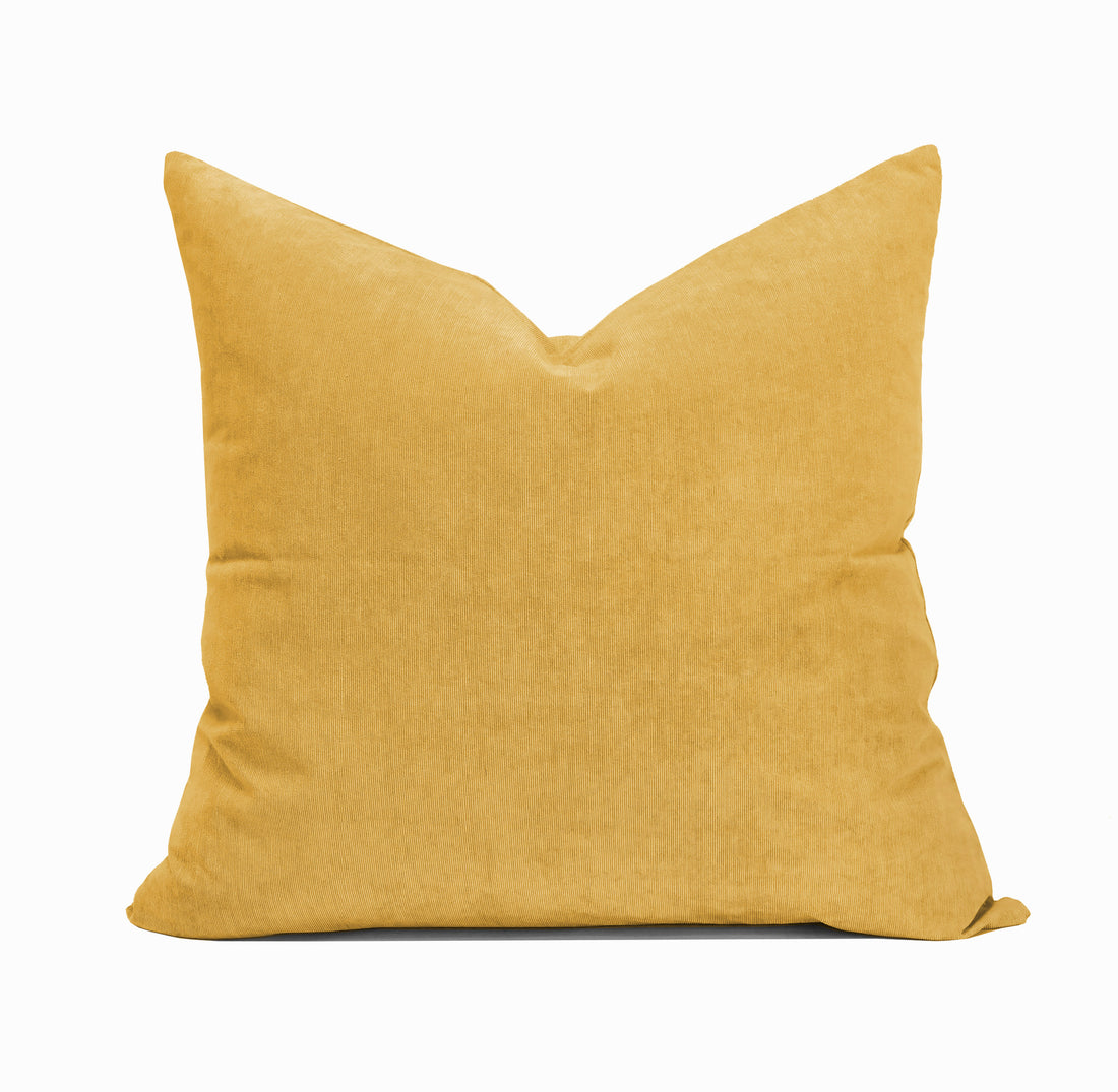Set of 2 Belgian Velvet Throw Pillow Cover Knife Edge | 20" x 20"