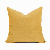 Set of 2 Belgian Velvet Throw Pillow Cover Knife Edge | 20" x 20"