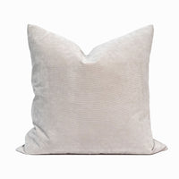 Set of 2 Belgian Velvet Throw Pillow Cover Knife Edge | 20" x 20"