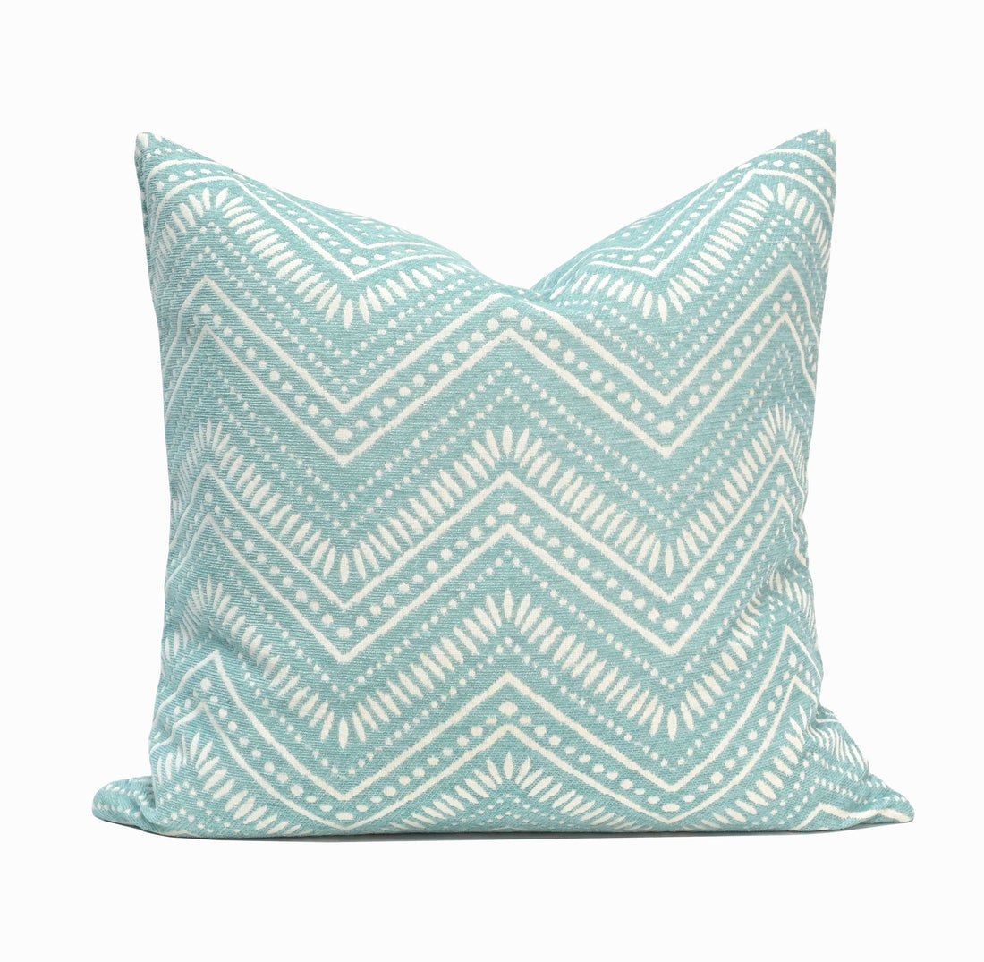 Sahara Chenille Jacquard Throw Pillow Cover | 20" x 20"